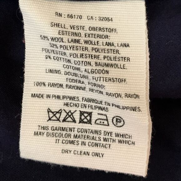 Anthropologie Cartonnier Pinstripe Flare Sleeve Blazer Size 4 - Picture 5 of 5